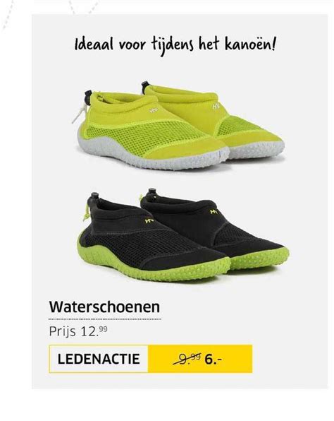 Waterschoenen aanbieding bij ANWB .